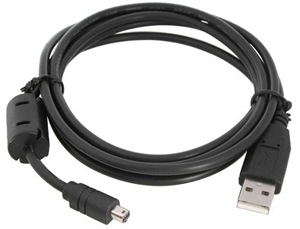  USB     Nikon UC-E1 (miniUSB 4-pin)