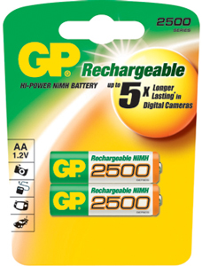 ������������ GP AA 2500 mAh NiMh