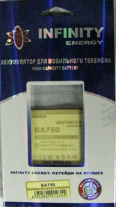  Infinity BA750  Sony Ericsson Xperia Arc LT15i, X12, Li-ion, 1500 mAh