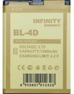  Infinity BL-4D/ BL4D  Nokia E5/E5-00/E7/E7-00/N8/N8-00/N97 Mini
