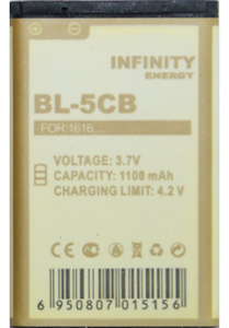  Infinity BL-5CB/ BL5CB  Nokia 1616, 1800, C1-02