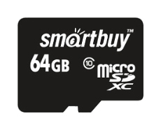 SmartBuy micro SDHC Card 64GB Class 10 + adapter