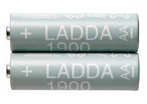 ����������� AA Ladda Eneloop 1900mA, ������ 2��