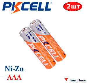 ������������ ����������� PKCELL AA� 900 mWh 1.6V Ni-Zn, 2��