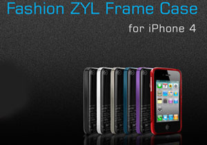 Fashion ZYL Frame Case for iPhone 4 156