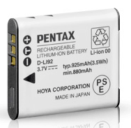 ����������� Pentax D-LI92 (��� X70)
