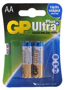 ������� �������/ ��������� GP Ultra Plus Alkaline 15AUP-2CR2 (LR6 AA)