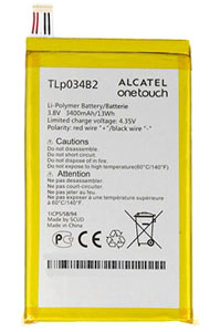  ALCATEL TLP034B2  ALCATEL One Touch 7050Y, 8020, A995L (3400mAh)