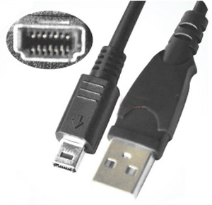 USB  14pin  Fuji FinePix F10, F710,  Z1, Z5, Z2, Z3 Z3fd, Z5fd, F10, v10