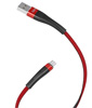 Кабель Hoco U39 Slender micro USB 1,2м Black-red