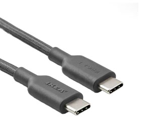 USB Кабель LILLHULT Type-C/ Type-C для быстрой зарядки 1.5m/ 3А